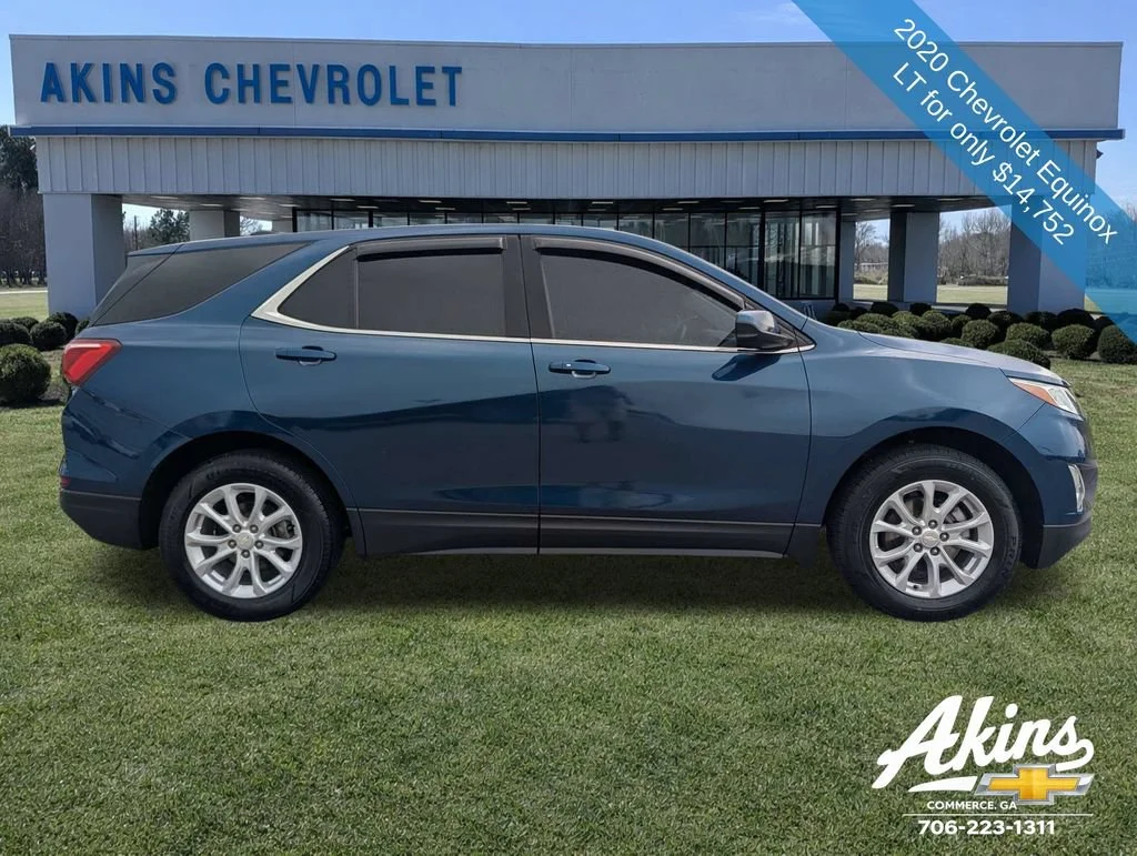 Used 2020 PACIFIC BLUE METALLIC Chevrolet LT image 3