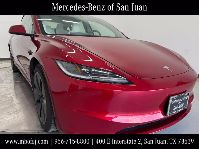 Used 2025 Ultra Red Tesla Long Range image 1