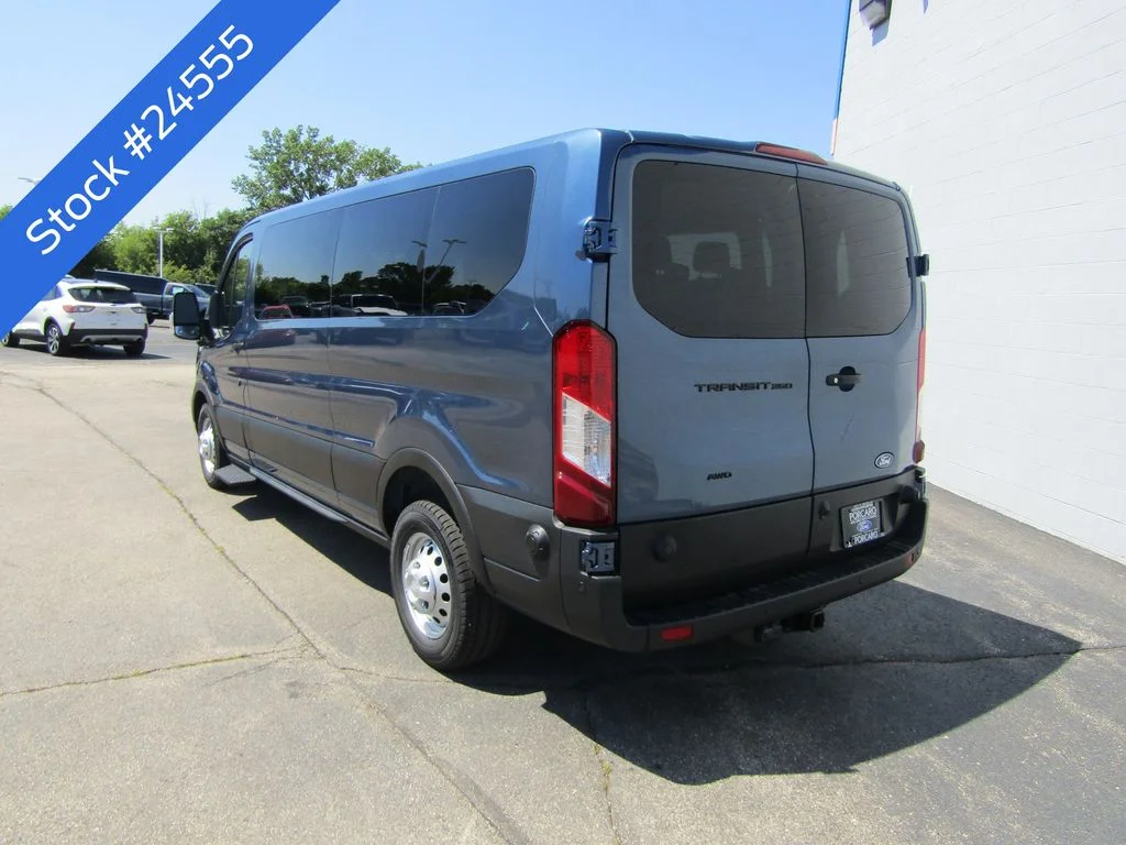New 2026 Blue Metallic Ford Passenger Van XL image 5