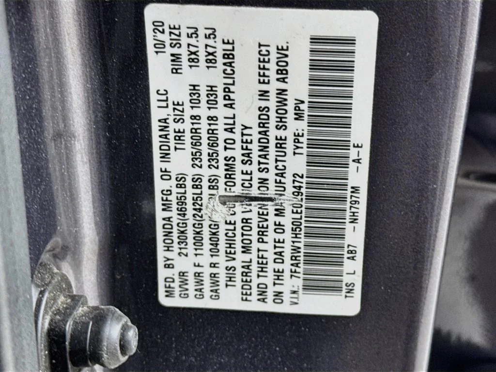 Certified Used 2020 Modern Steel Metallic Honda EX image 42