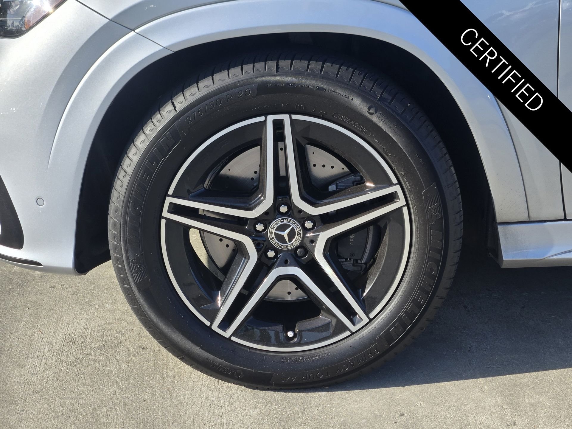 Certified Used 2024 Cirrus Silver Metallic Mercedes-Benz GLE 450 image 12
