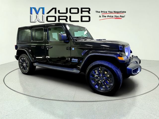 Used 2025 Black Jeep Sahara 4xe image 8