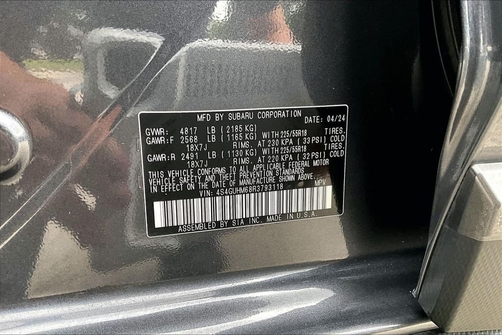 Used 2024 Gray Subaru Limited image 35