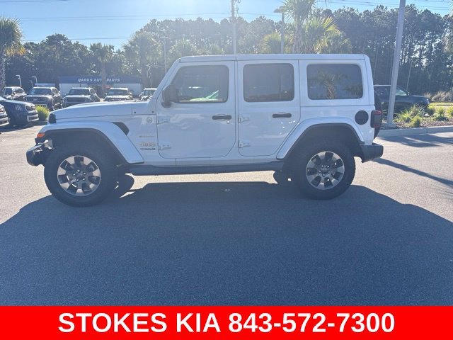 Used 2019 White Jeep Unlimited Sahara image 8