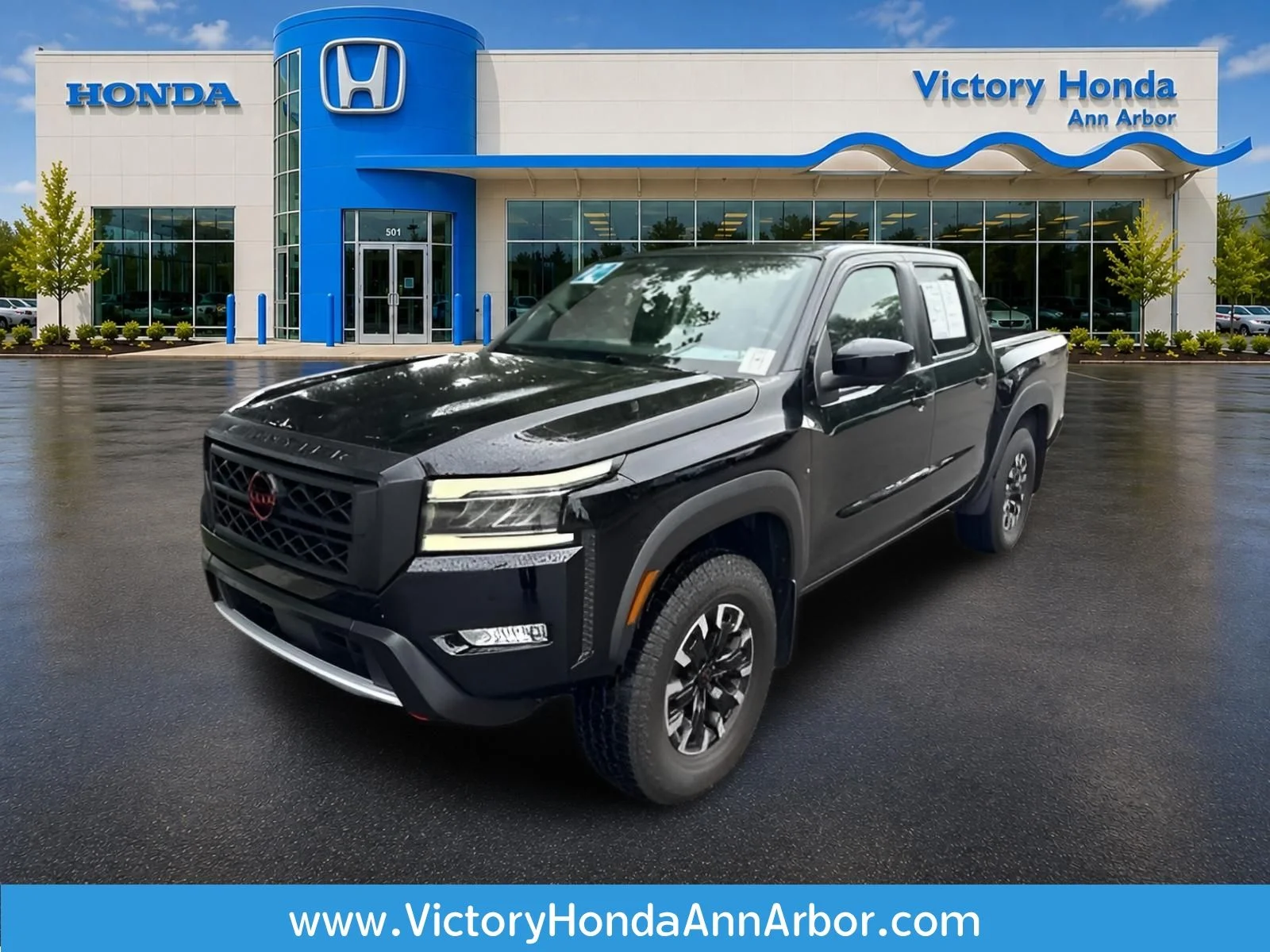 Used 2024 Super Black Nissan PRO-4X image 1