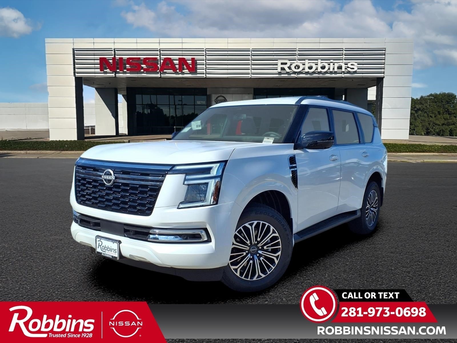 2026 Nissan Armada SL White at Robbins Nissan
