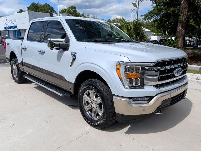Certified Used 2021 White Ford Lariat image 2