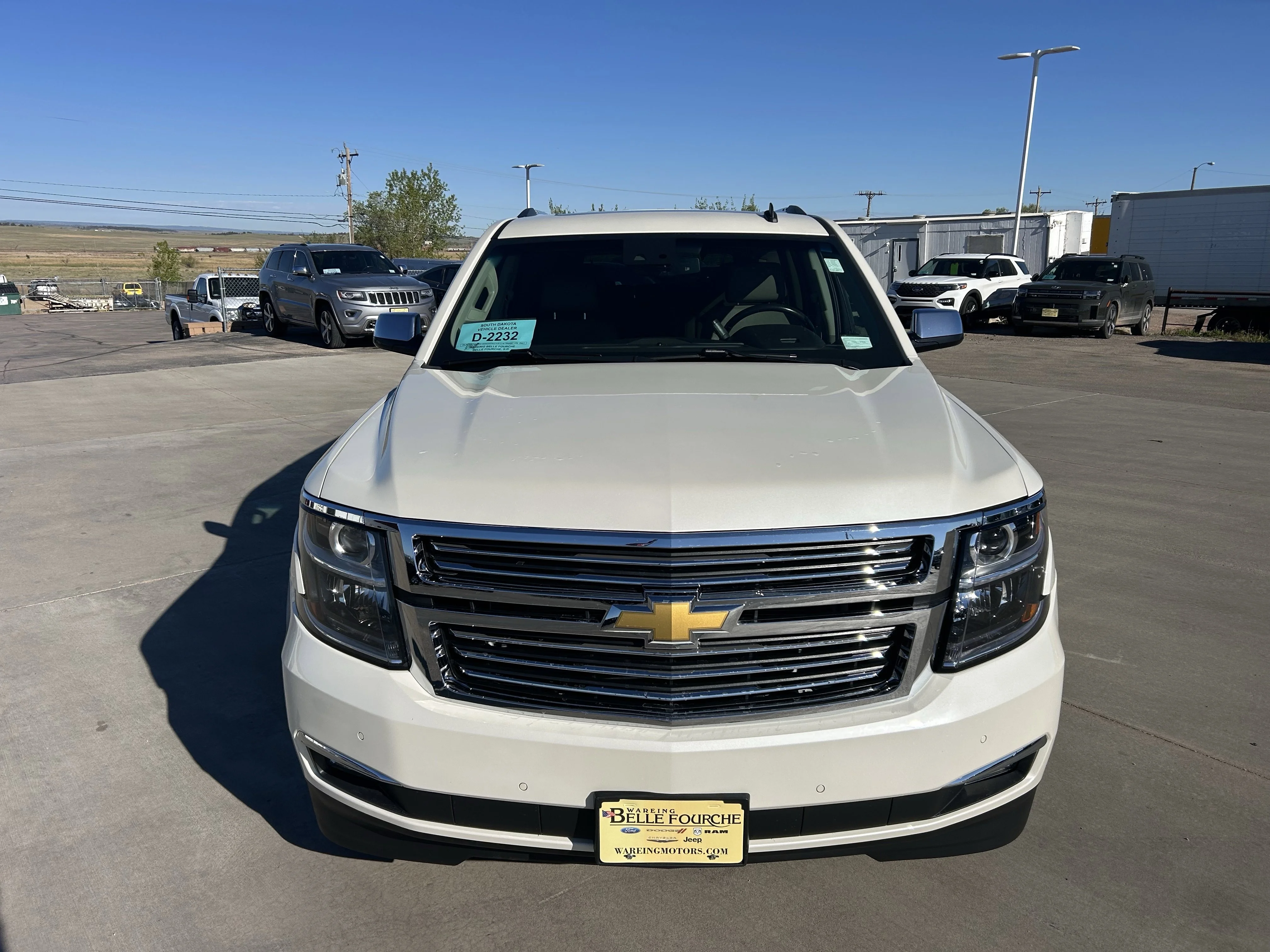 Used 2015 Chevrolet Tahoe LTZ with VIN 1GNSKCKC3FR101847 for sale in Belle Fourche, SD