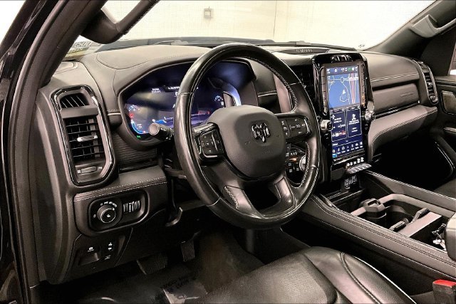 Used 2023 Diamond Black Crystal Pearlcoat Ram Limited image 17