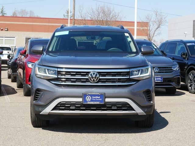 Certified 2023 Volkswagen Atlas SE w/Tech with VIN 1V2HR2CA6PC516167 for sale in Inver Grove Heights, Minnesota