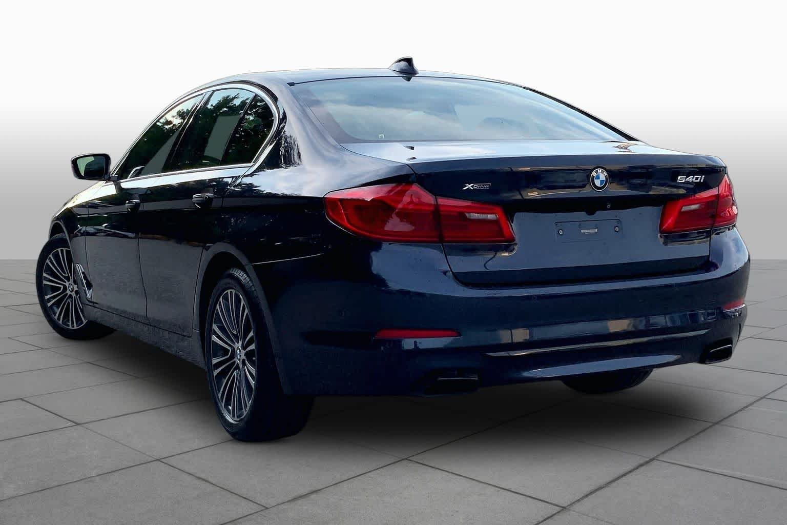 Used 2017 Bluestone Metallic BMW 540i xDrive image 12