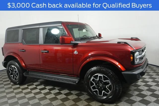 New 2026 Ruby Red Metallic Tinted Clearcoat Ford Outer Banks® image 2