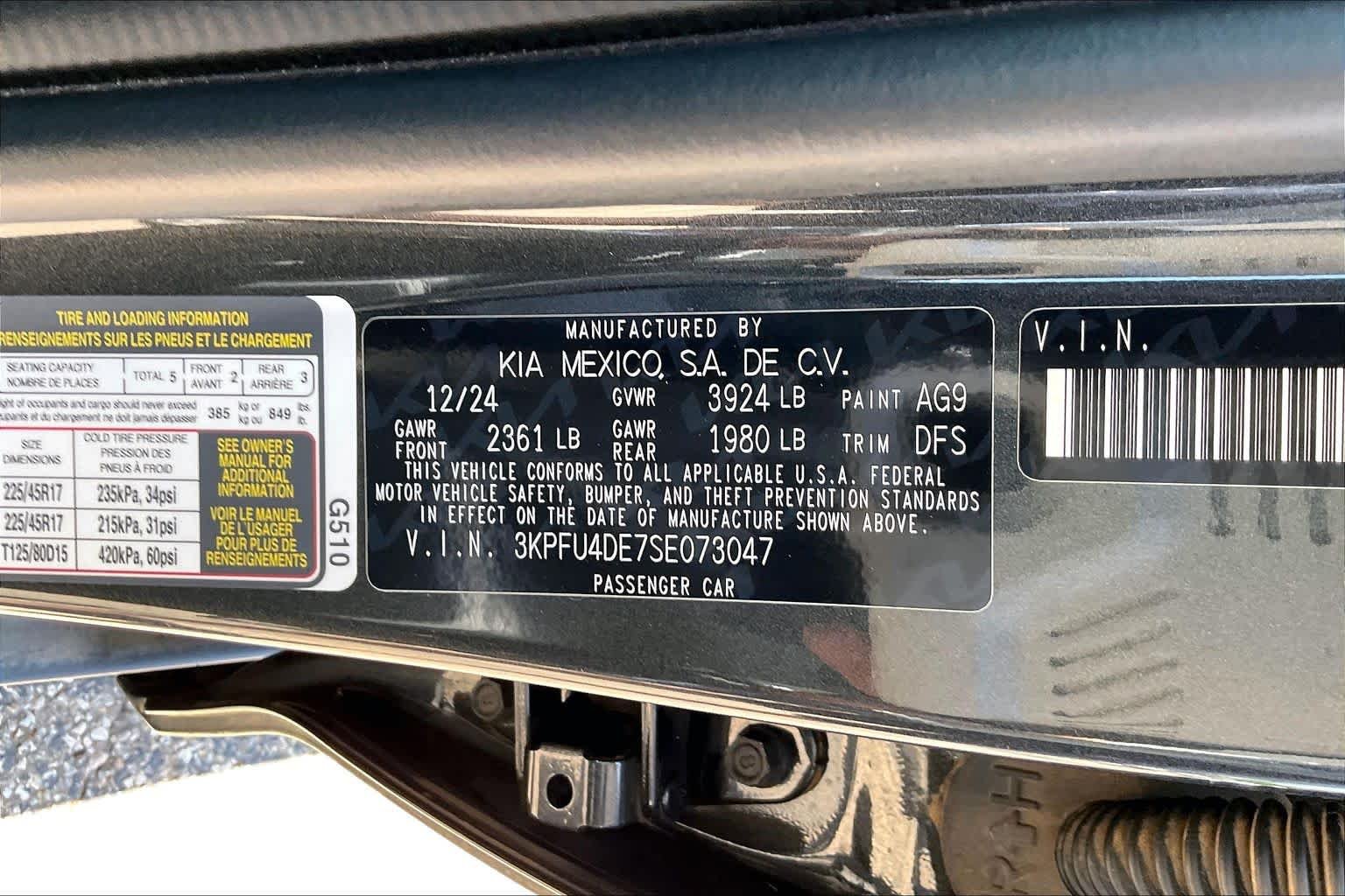 Used 2025 Interstellar Gray Kia EX image 33