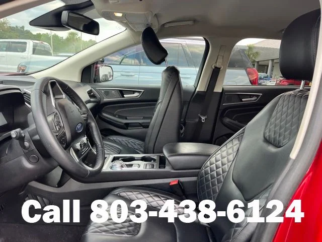 Used 2024 Rapid Red Metallic Tinted Clearcoat Ford Titanium image 5