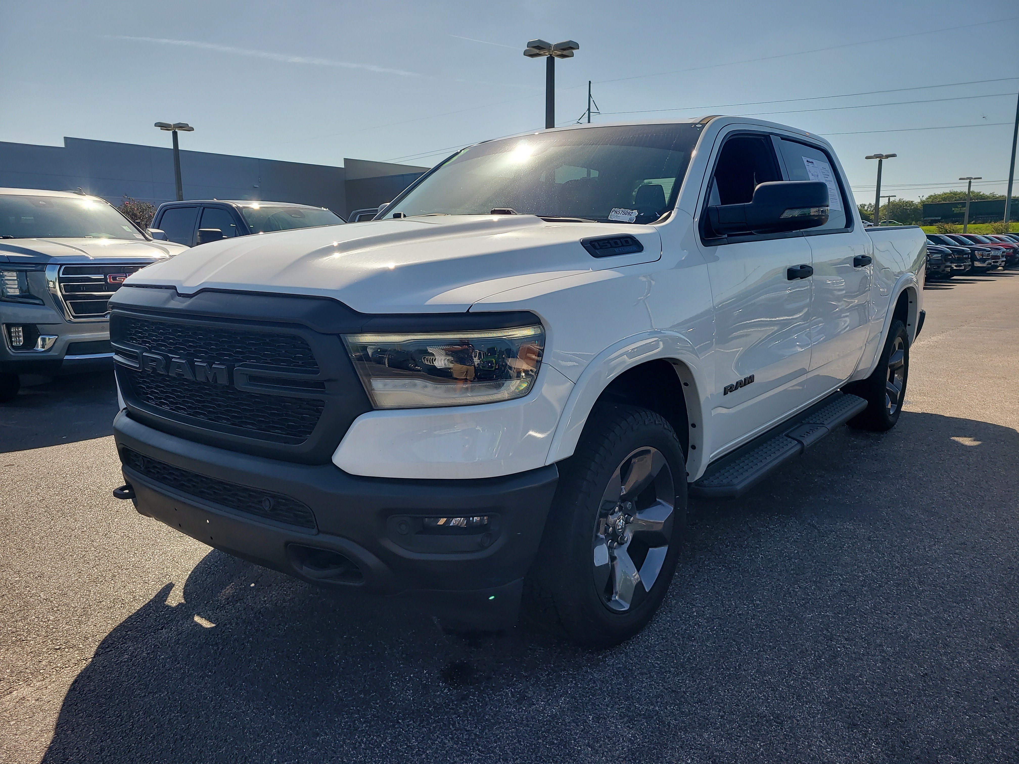 Used 2023 Bright White Clearcoat Ram Big Horn image 3
