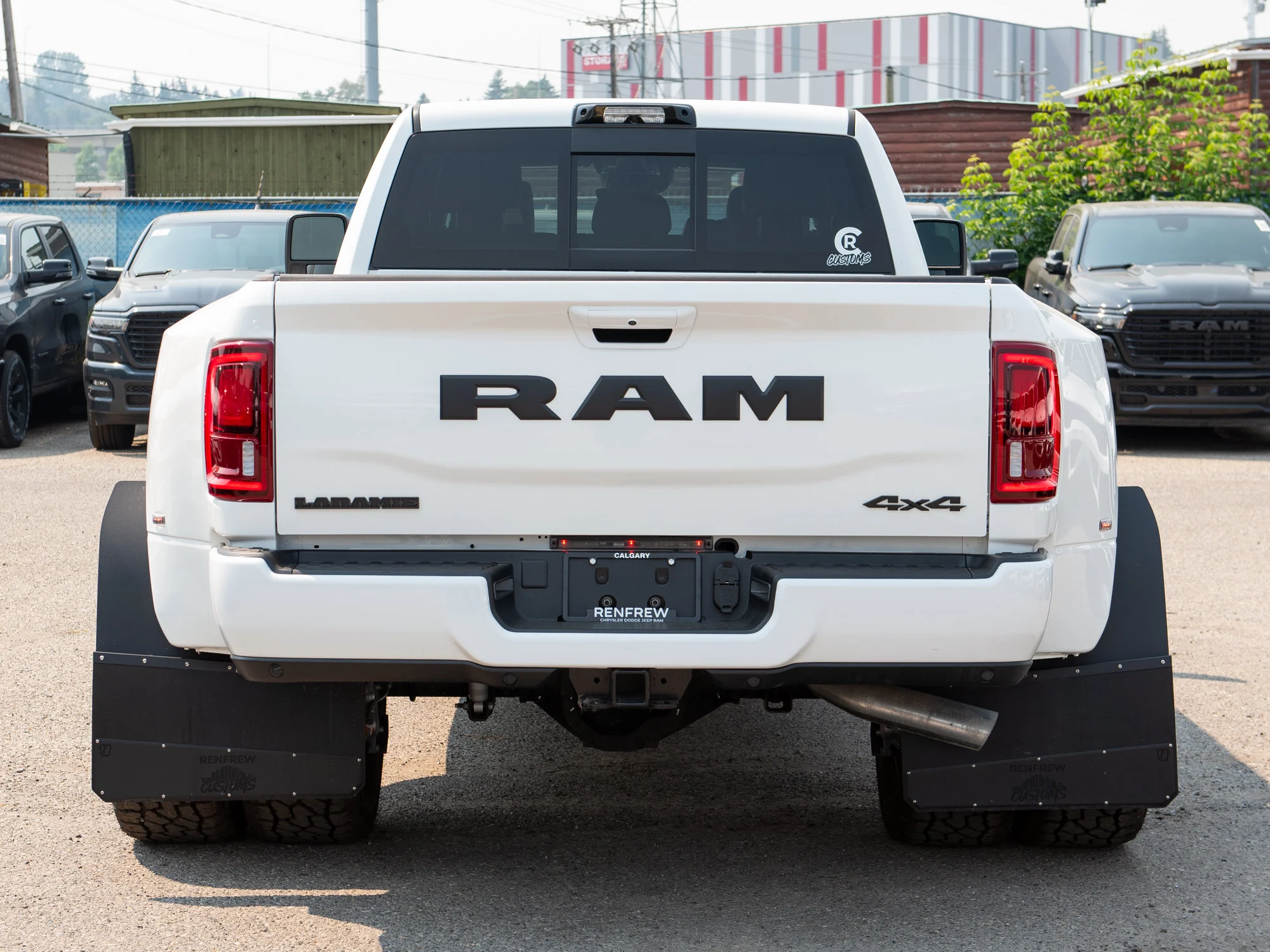New 2026 White RAM Laramie* Mega Cab, 2 Inch Lift, 35 Inch Tires image 4