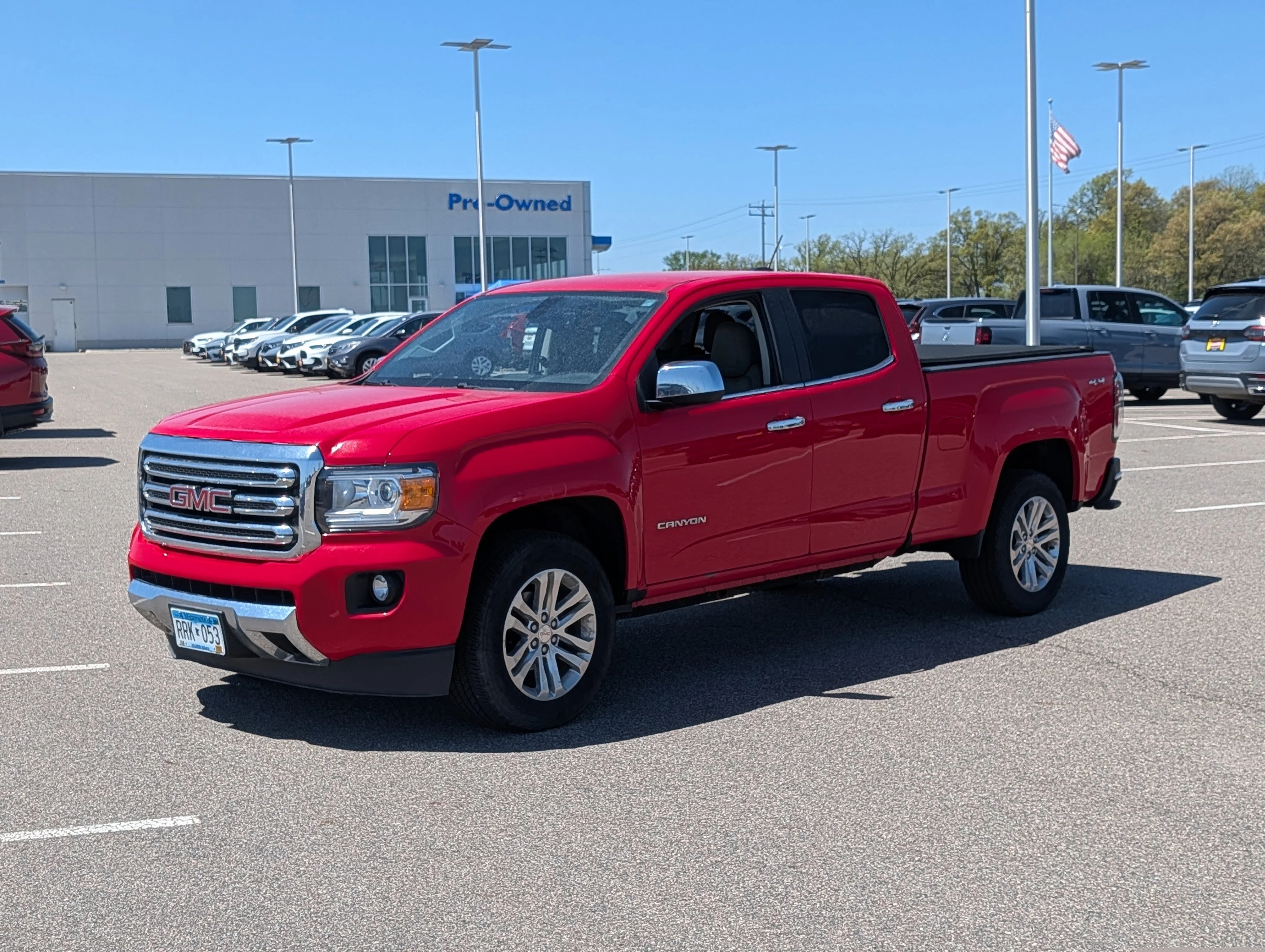 Used 2016 GMC Canyon SLT with VIN 1GTG6DE36G1154286 for sale in Waite Park, Minnesota