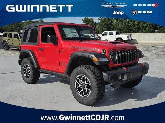 New 2026 Firecracker Red Clear-Coat Exterior Paint Jeep Rubicon image 1