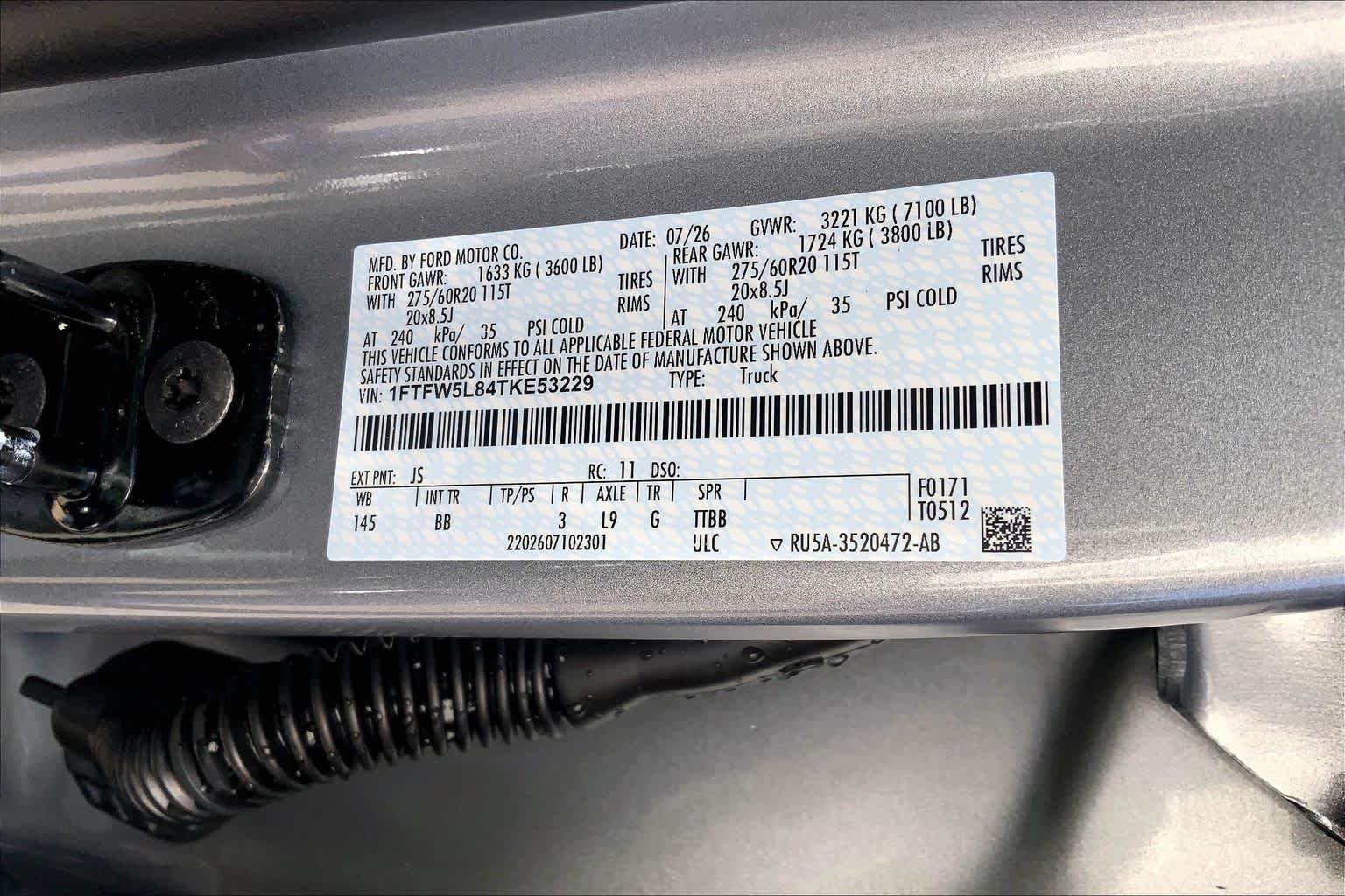 New 2026 Iconic Silver Metallic Ford LARIAT image 12