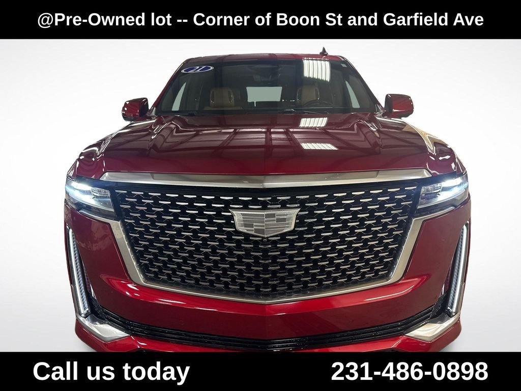 Used 2021 Red Cadillac Premium Luxury image 8