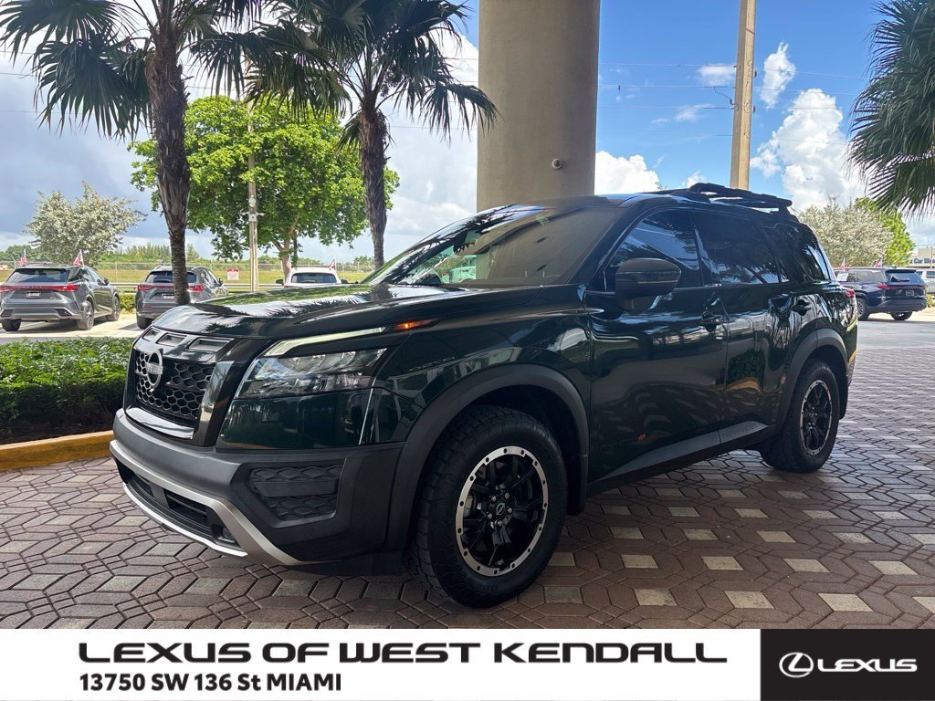 Used 2024 Obsidian Green Pearl Nissan Rock Creek image 1