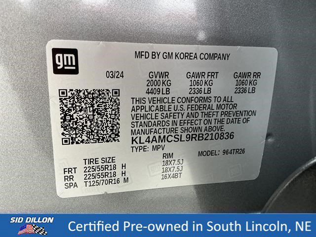 Certified Used 2024 Moonstone Gray Metallic Buick Preferred image 14