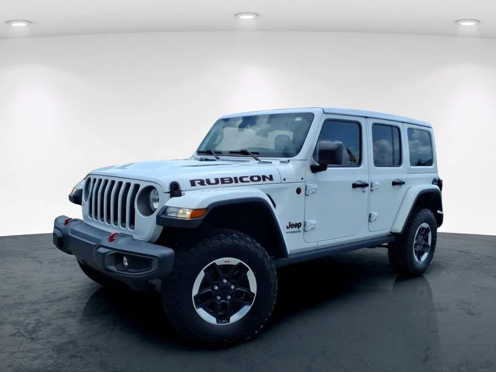 Used 2020 White Jeep Unlimited Rubicon image 2