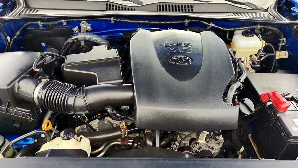 Used 2017 Blazing Blue Pearl Toyota TRD Off Road Double Cab 5