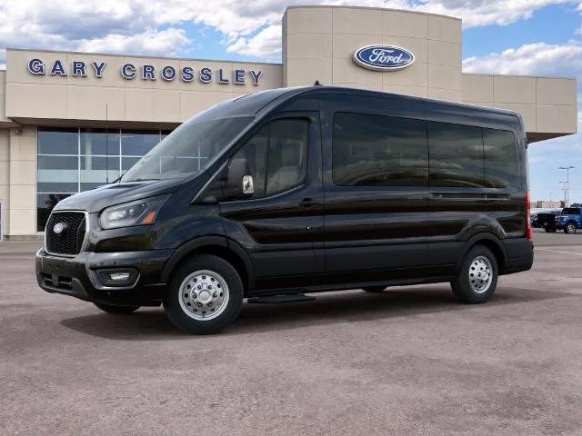 New 2027 Agate Black Metallic Ford Passenger Van XLT image 1