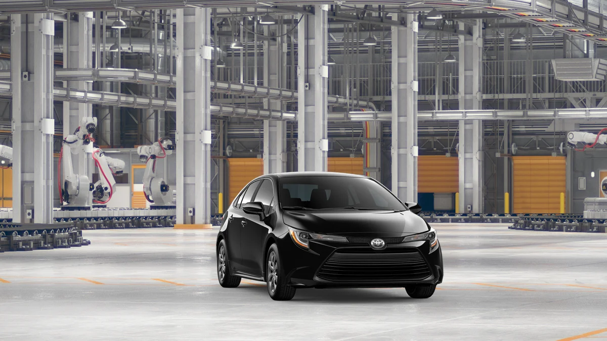 New 2026 Midnight Black Metallic Toyota LE image 16