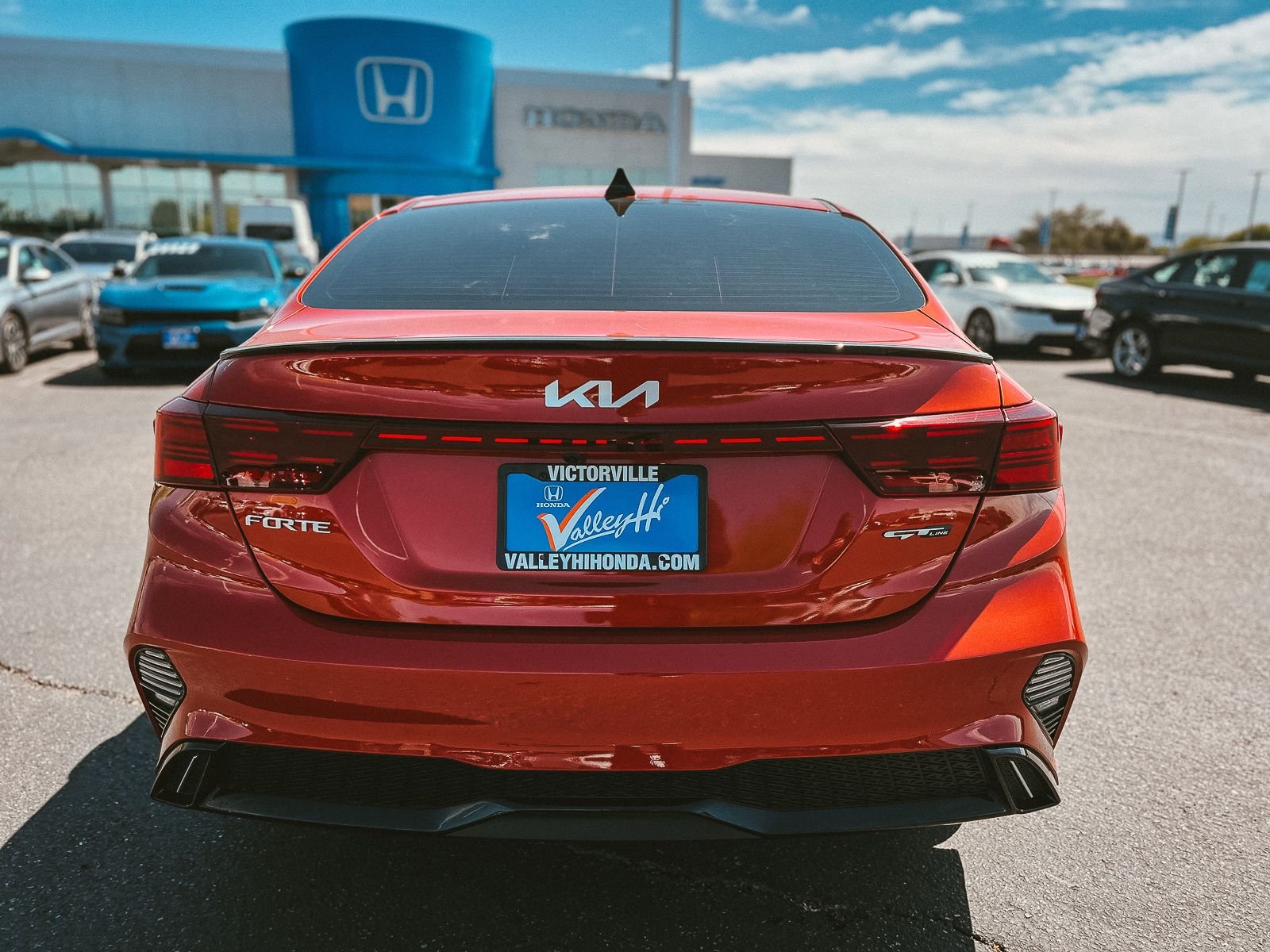 Used 2023 Fire Orange Kia GT-Line image 6