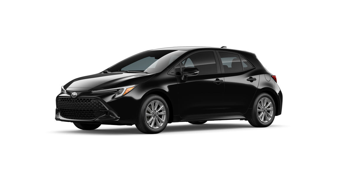 New 2025 Midnight Black Metallic Toyota SE image 2