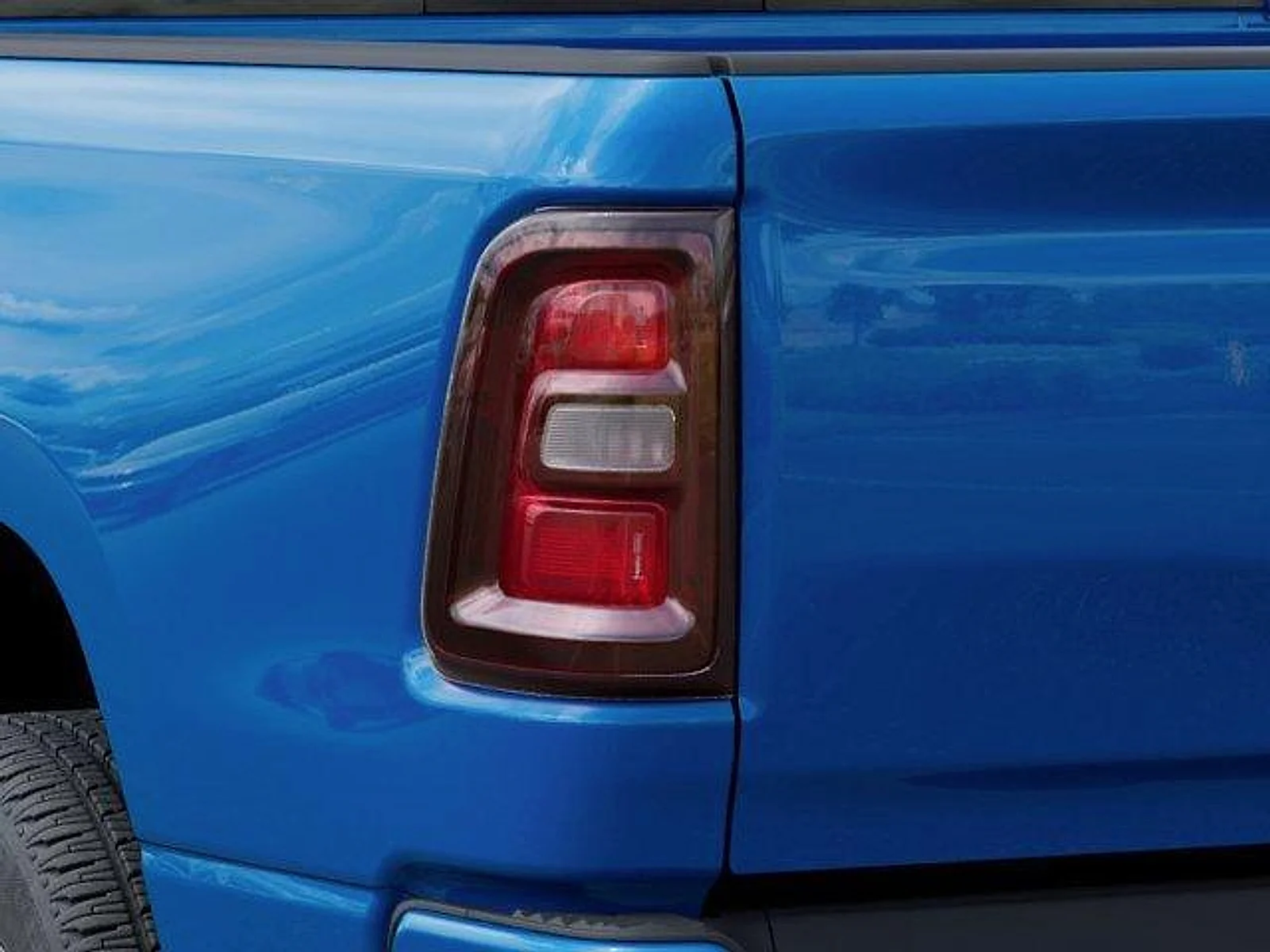 New 2026 Hydro Blue Pearl-Coat Exterior Paint RAM Express Crew Cab 4x4 5