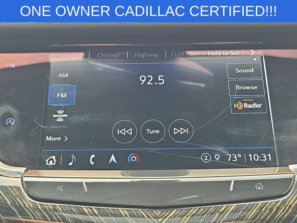 Used 2022 Stellar Black Metallic Cadillac Premium Luxury image 13