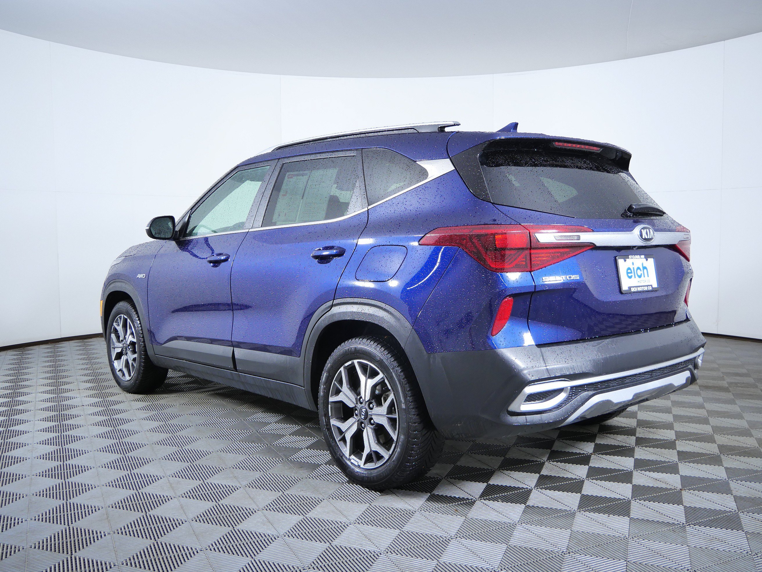 Used 2021 Dark Ocean Blue Kia EX image 5