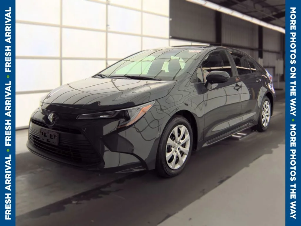Used 2025 Black Toyota LE image 2