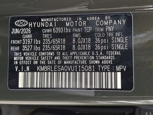 New 2027 Green Hyundai Calligraphy image 17