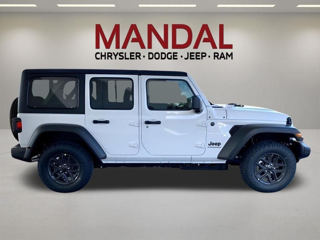New 2026 Bright White Clear-Coat Exterior Paint Jeep Sport S image 5