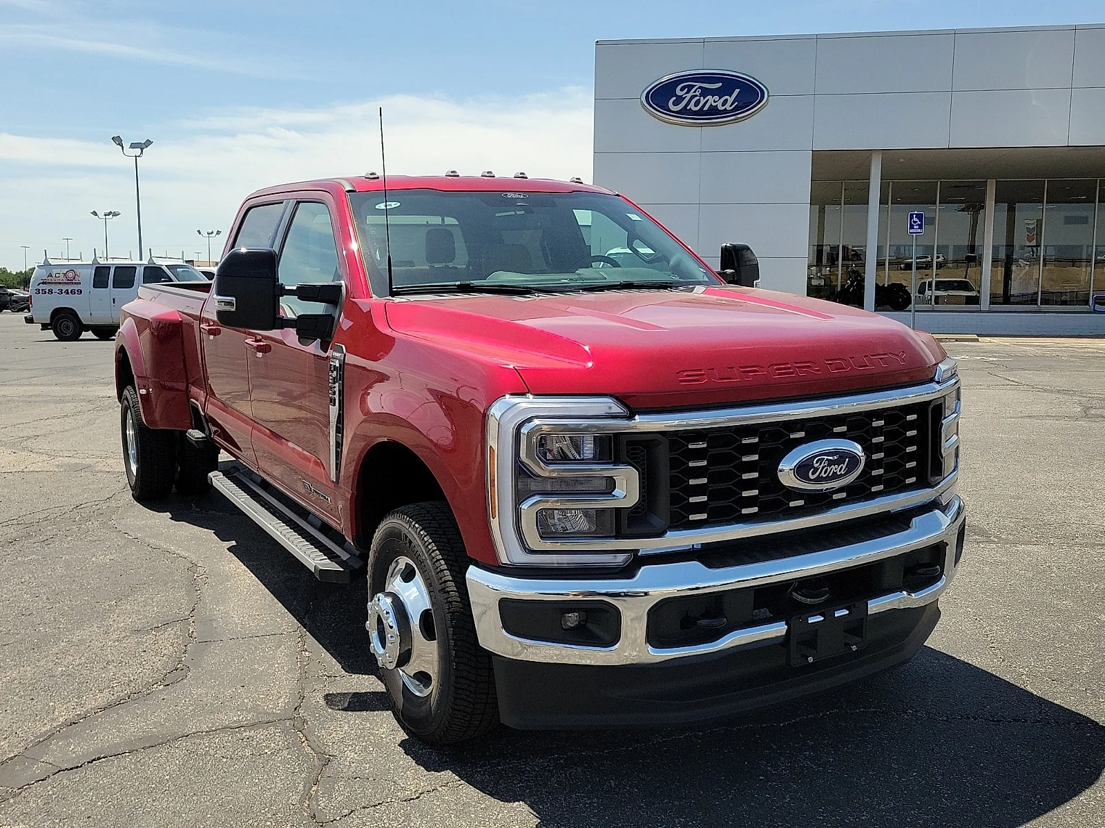 New 2026 Ruby Red Metallic Tinted Clearcoat Ford F-350&reg; Lariat&reg; image 6