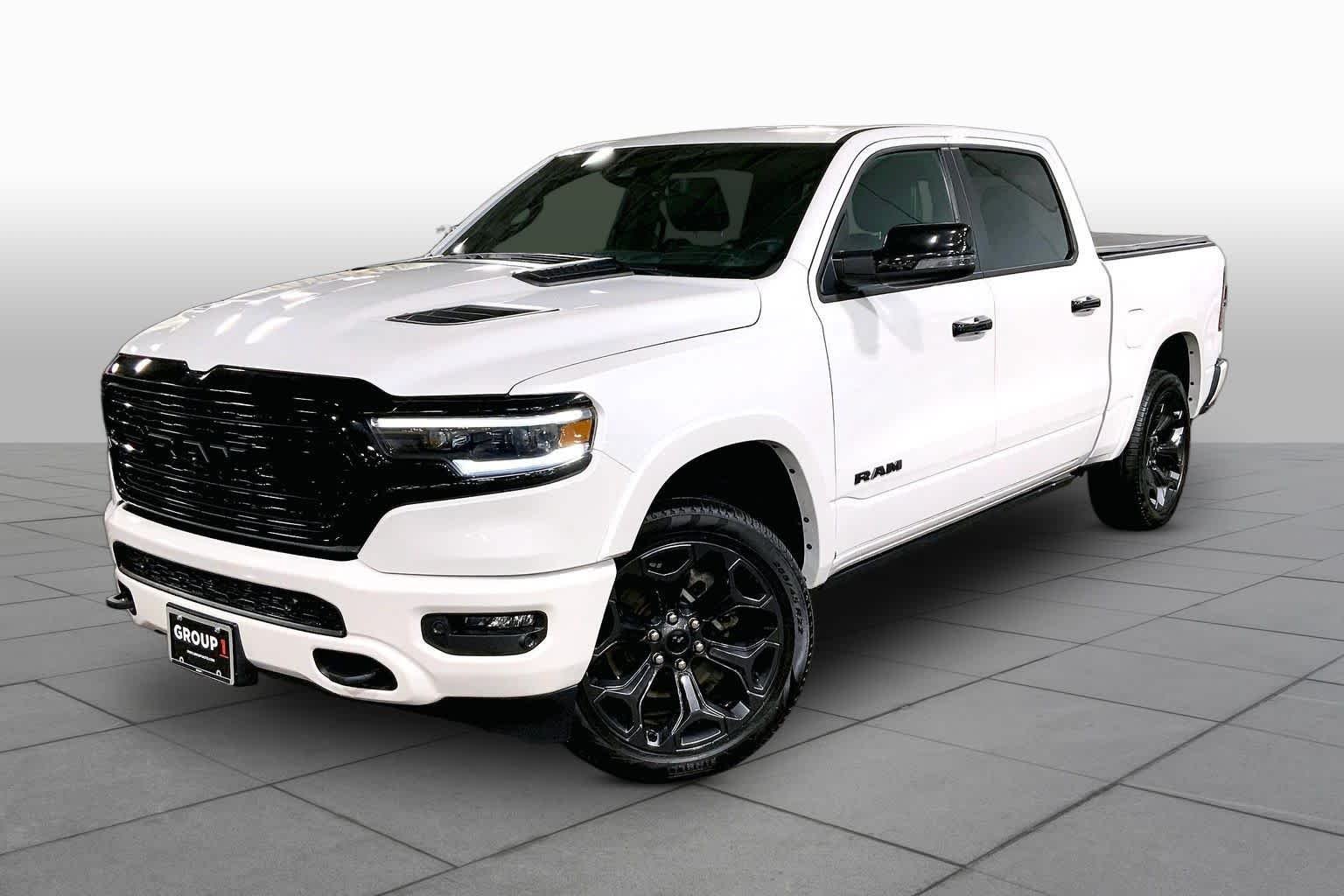 Used 2023 Ivory White Tri-Coat Pearlcoat Ram Limited image 2