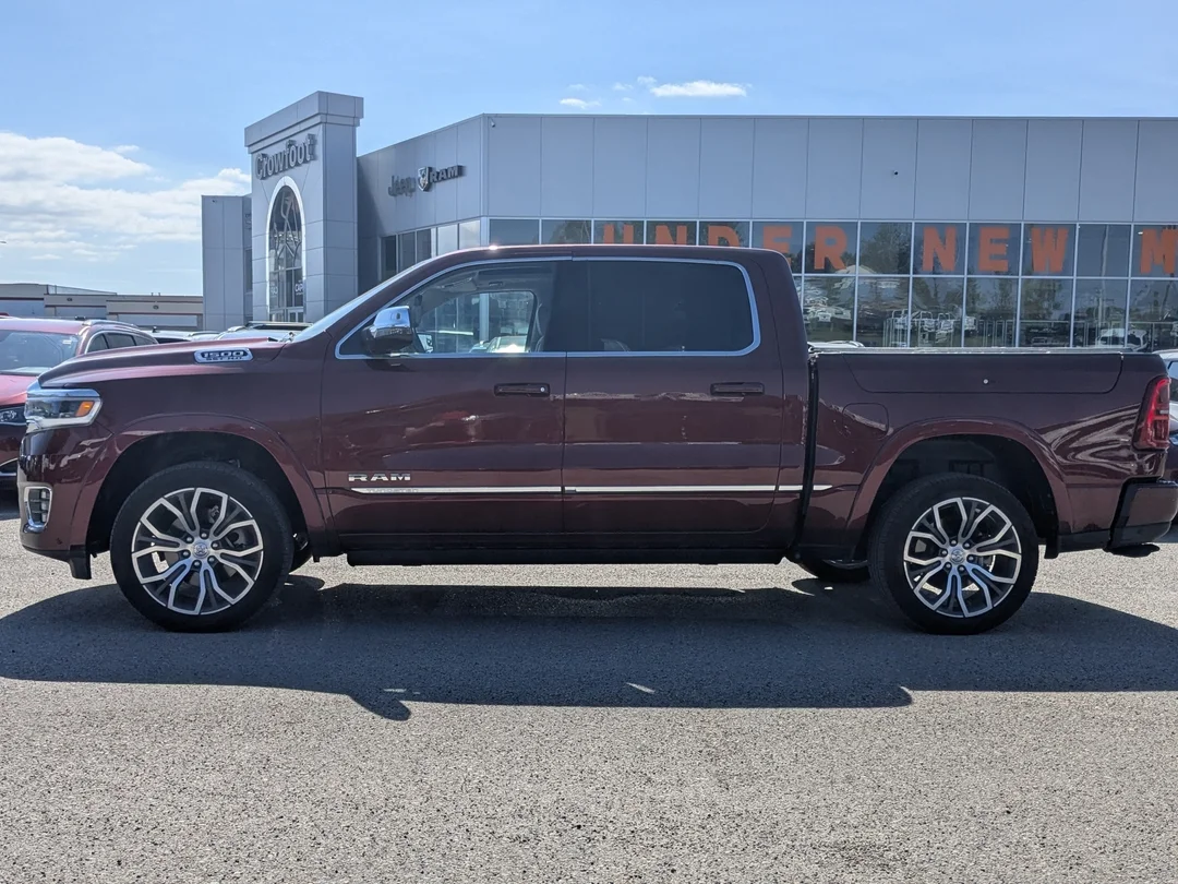Certified Used 2025 Red RAM Tungsten - - 4x4 - Indigo Sea Salt Leather - Bed Utility Grp - Trailer Pkg & More! image 5