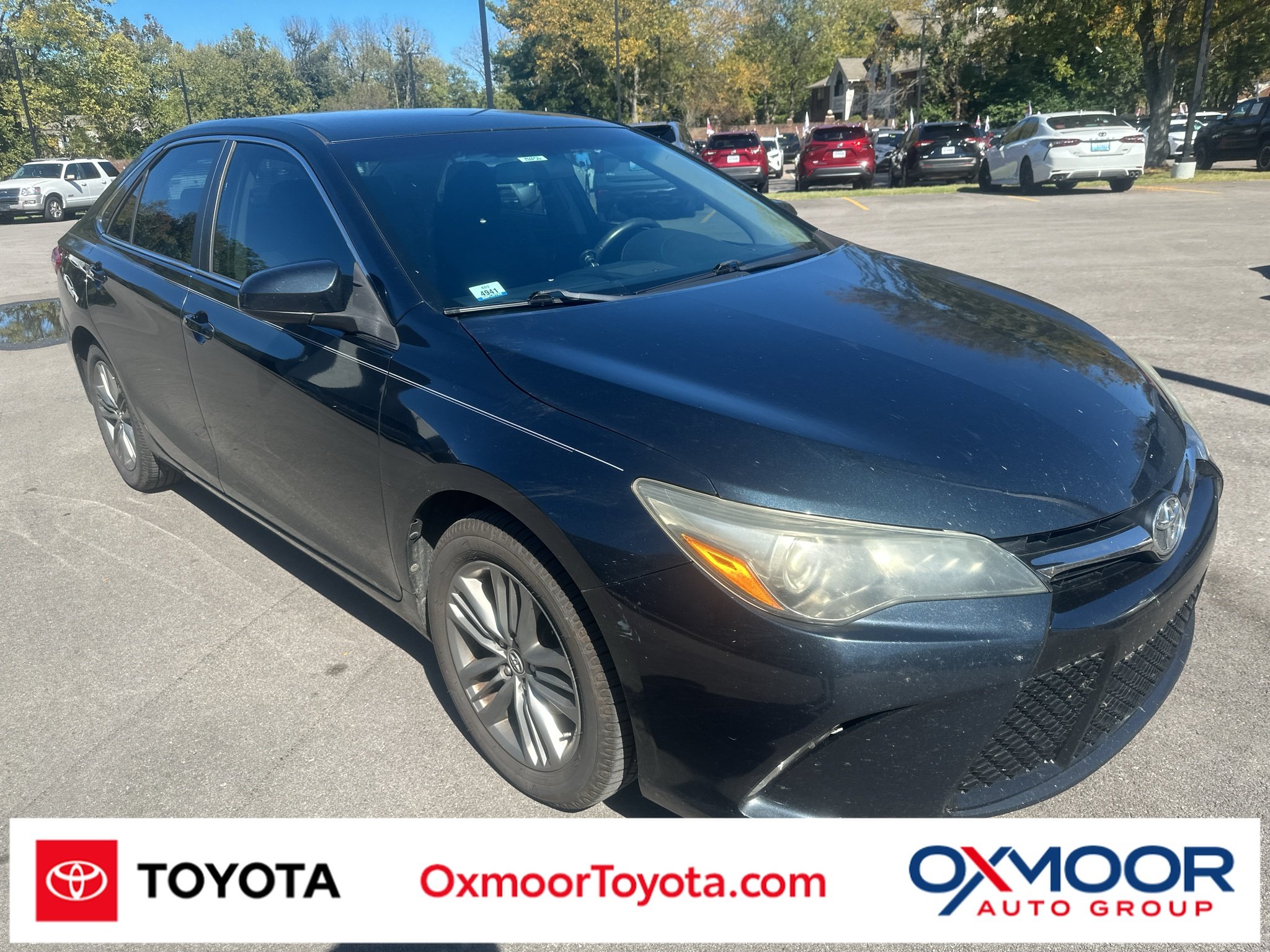 Used 2015 Cosmic Gray Mica Toyota SE image 1