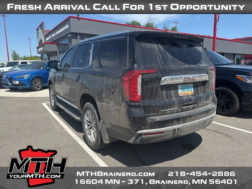 Used 2021 Black GMC SLT image 4