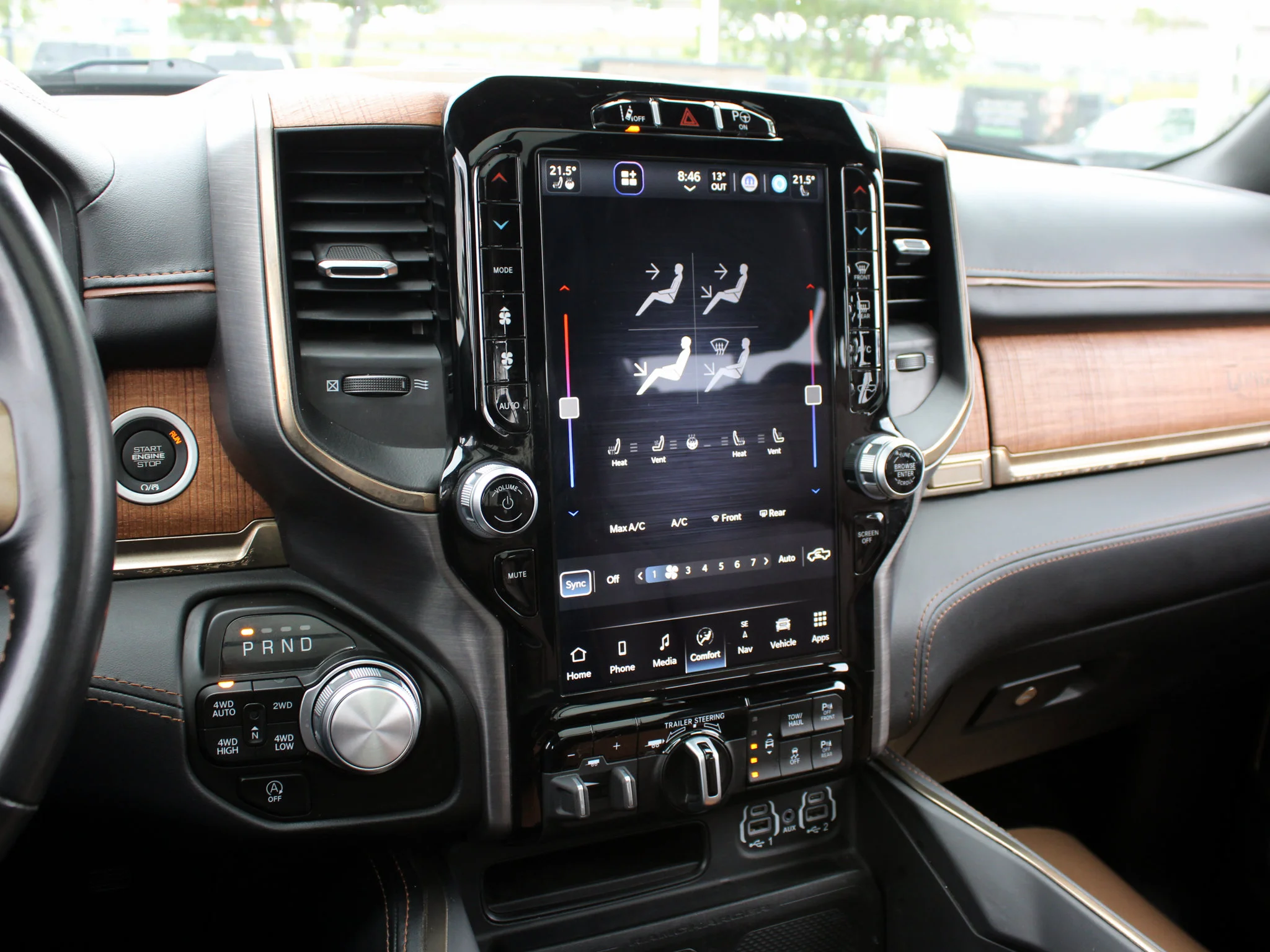 Certified Used 2023 Black RAM Limited Longhorn * No Accidents | HEMI V8 | Apple CarPlay | Trailer Tow | Adaptive Cruise | Sunroof image 24
