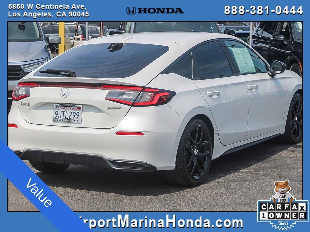 Used 2023 Platinum White Pearl Honda Sport image 11