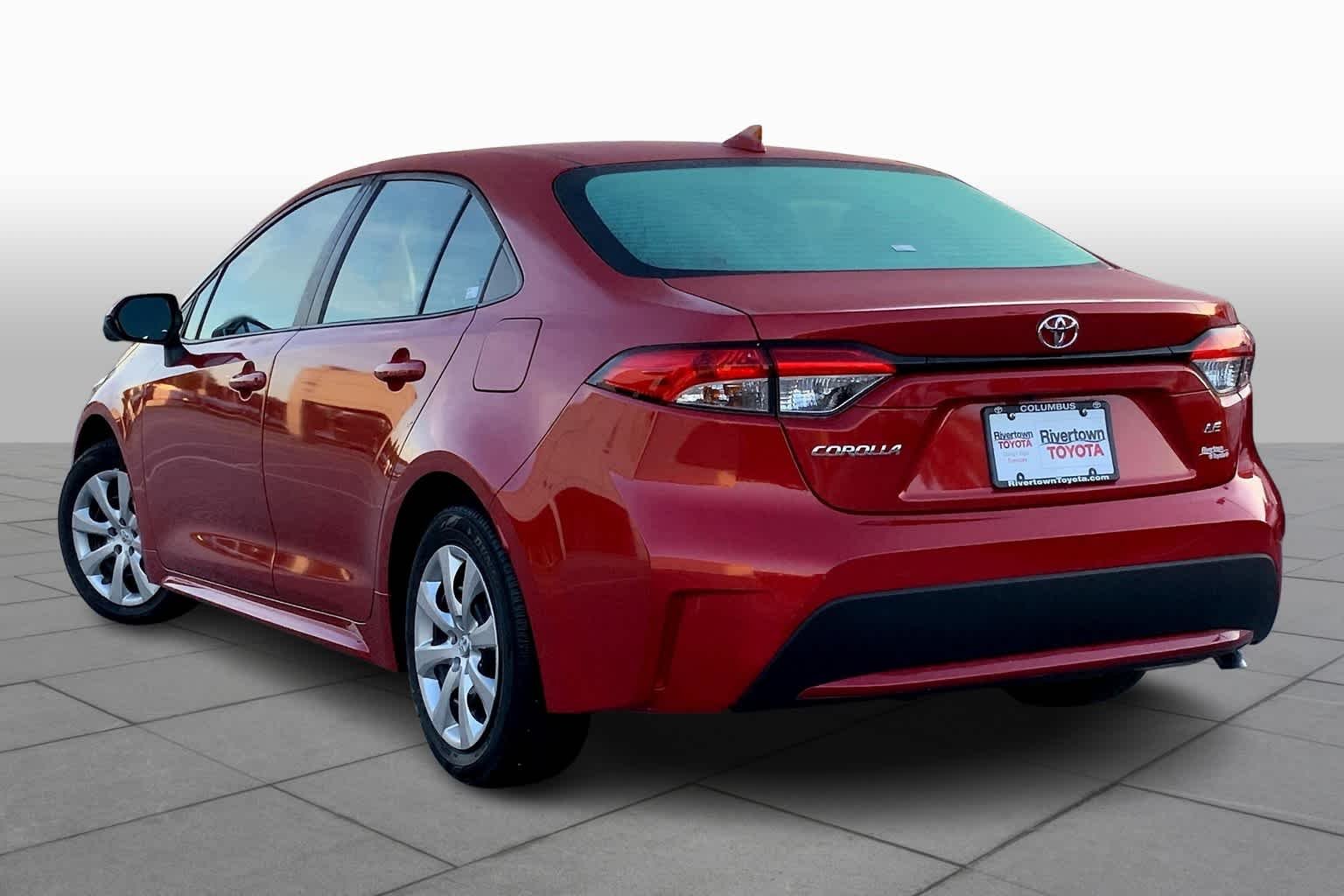 Used 2020 Barcelona Red Metallic Toyota LE image 12