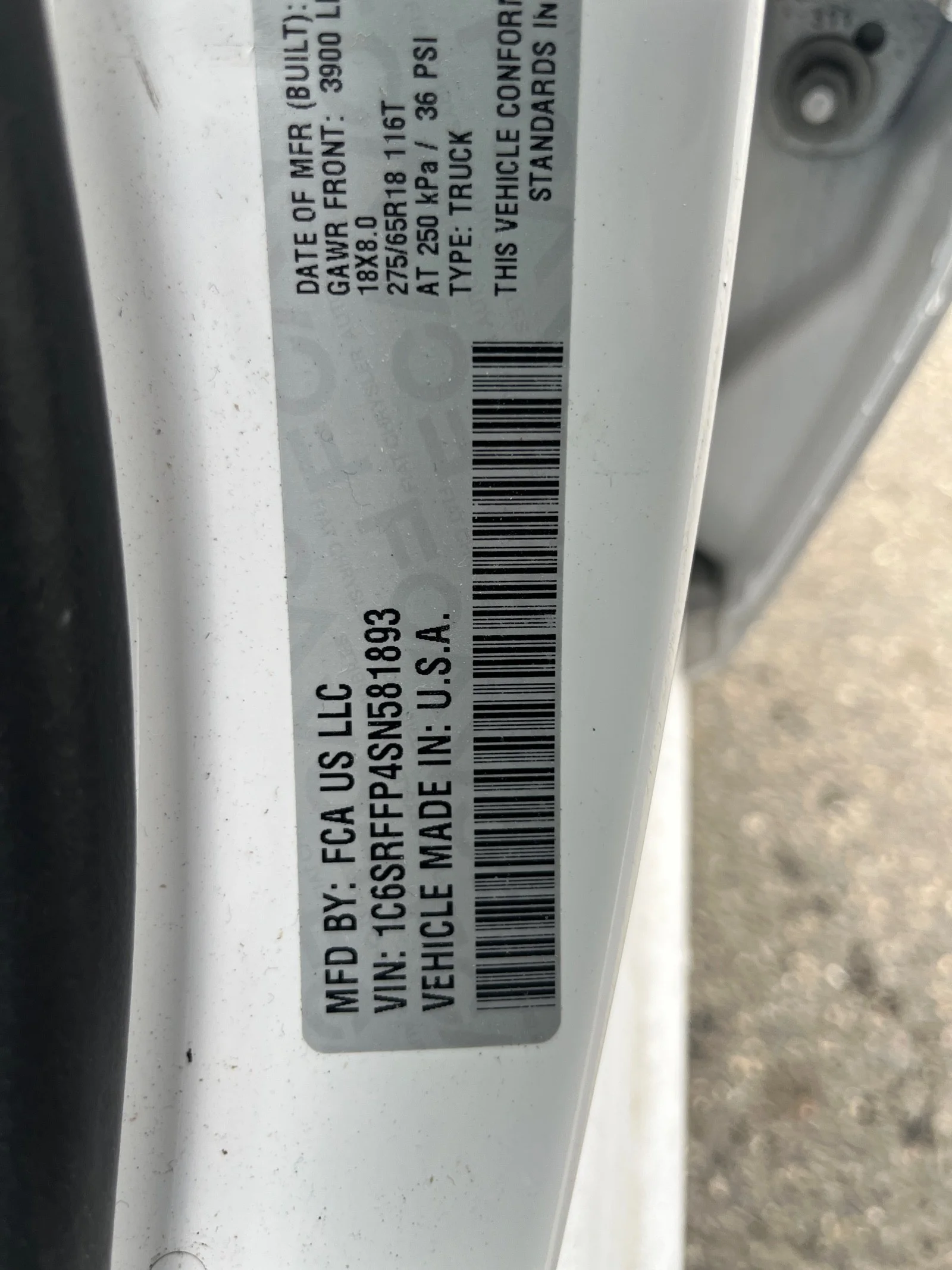 Used 2025 Bright White Clearcoat Ram Big Horn 4x4 image 12