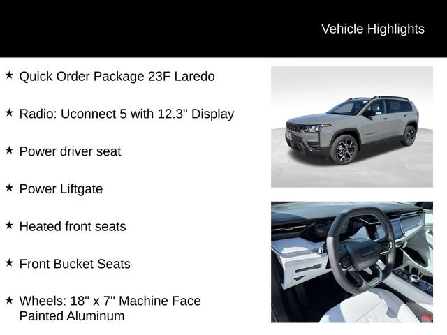 New 2026 Sting-Gray Clear-Coat Exterior Paint Jeep Laredo image 8