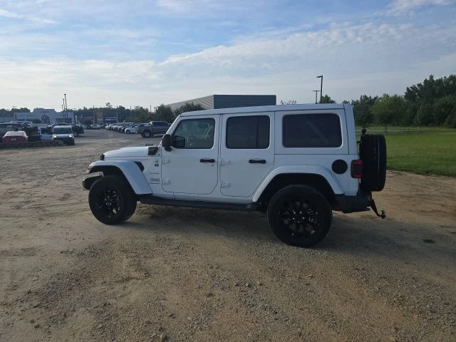 Used 2023 White Jeep Sahara 4xe image 4