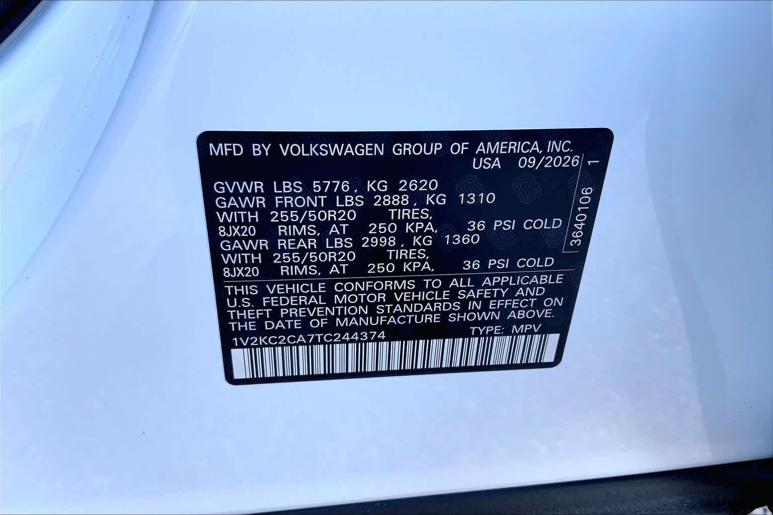 New 2026 Opal White Pear Volkswagen 2.0T SE w/Technology image 21
